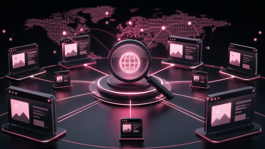 Beitragsbild Was ist SEO - Netzwerk Visualisierung