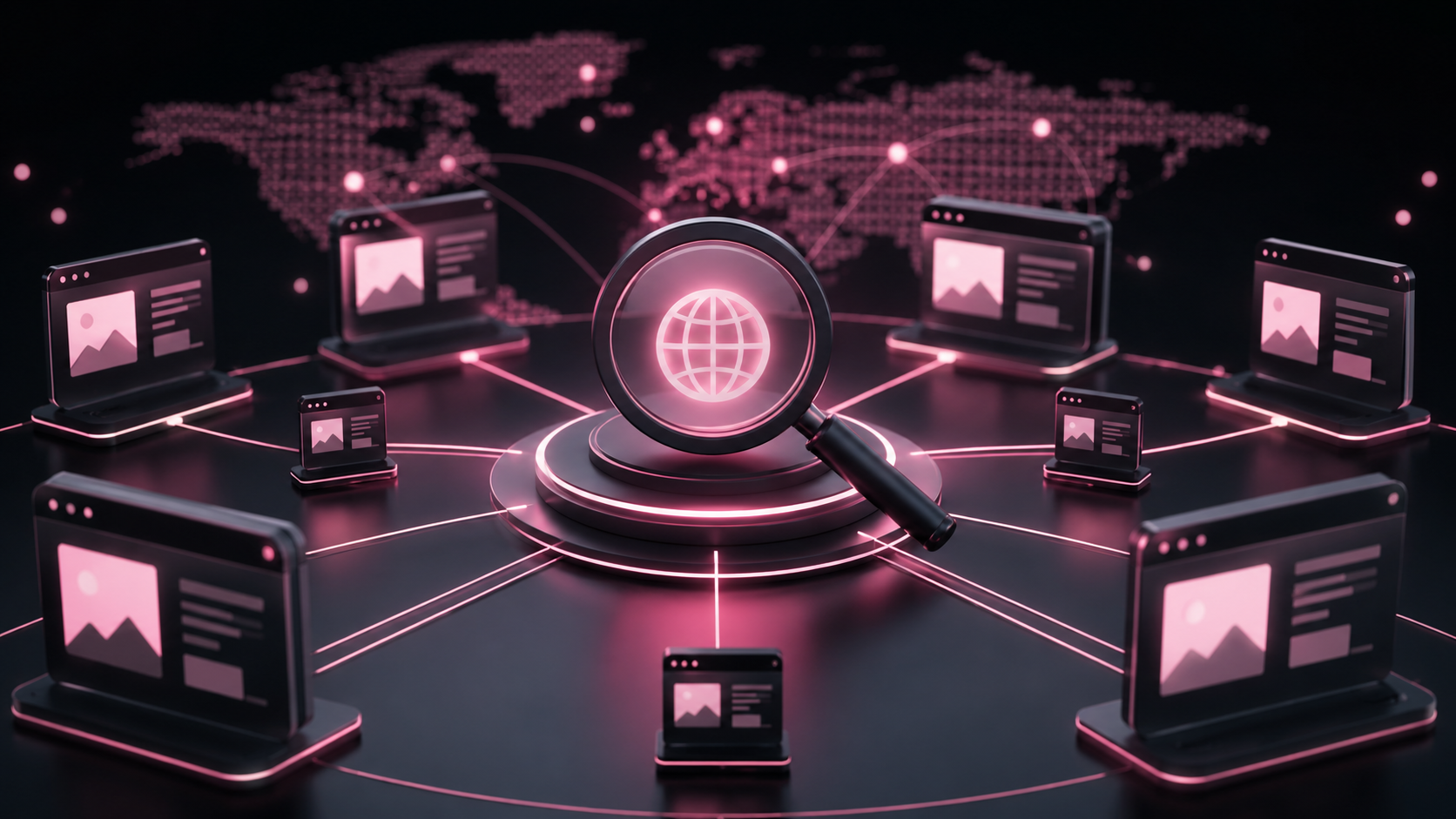 Beitragsbild Was ist SEO - Netzwerk Visualisierung