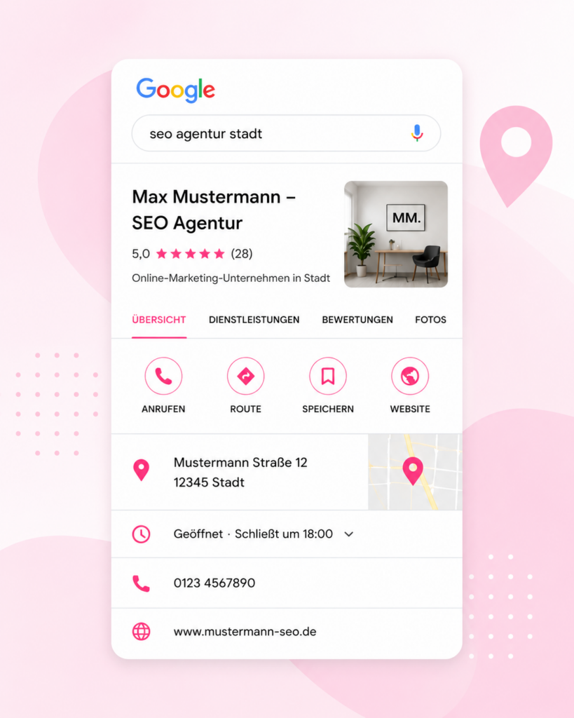 local seo visualisierung